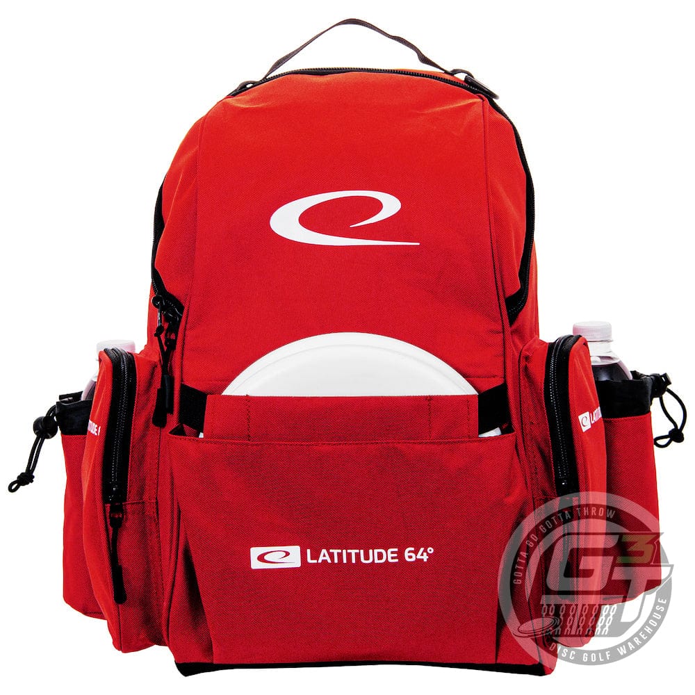 Latitude 64 Golf Discs Bag Rave Red Latitude 64 Swift Backpack Disc Golf Bag