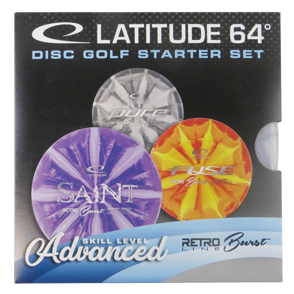 Latitude 64 Golf Discs Golf Disc Latitude 64 3-Disc Retro Burst Advanced Starter Disc Golf Set