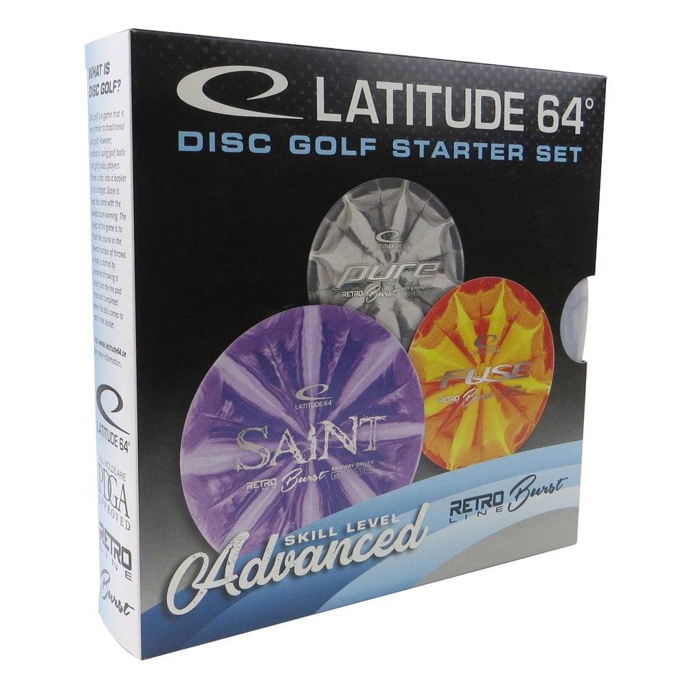 Latitude 64 Golf Discs Golf Disc Latitude 64 3-Disc Retro Burst Advanced Starter Disc Golf Set