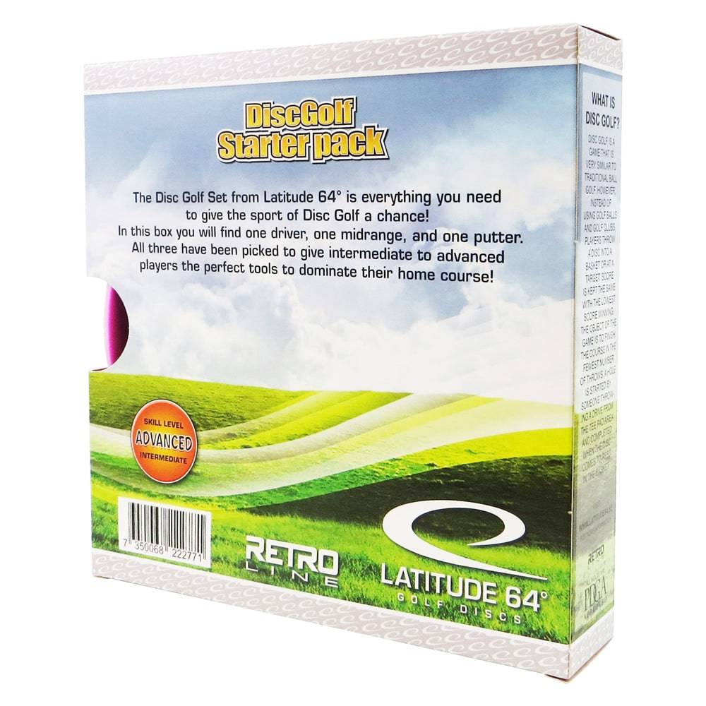 Latitude 64 Golf Discs Golf Disc Latitude 64 3-Disc Retro Senior Starter Disc Golf Set