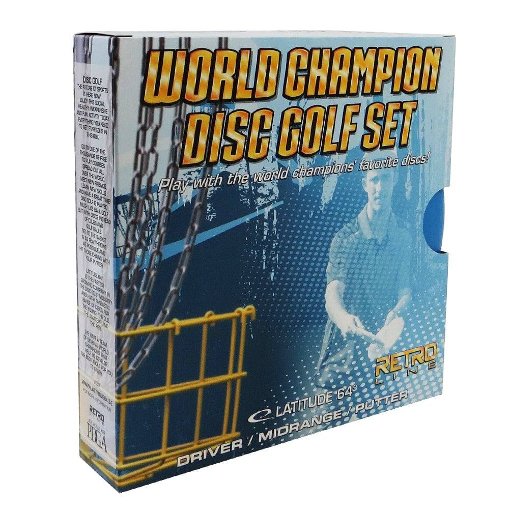 Latitude 64 Golf Discs Golf Disc Latitude 64 3-Disc Retro World Champion Starter Disc Golf Set