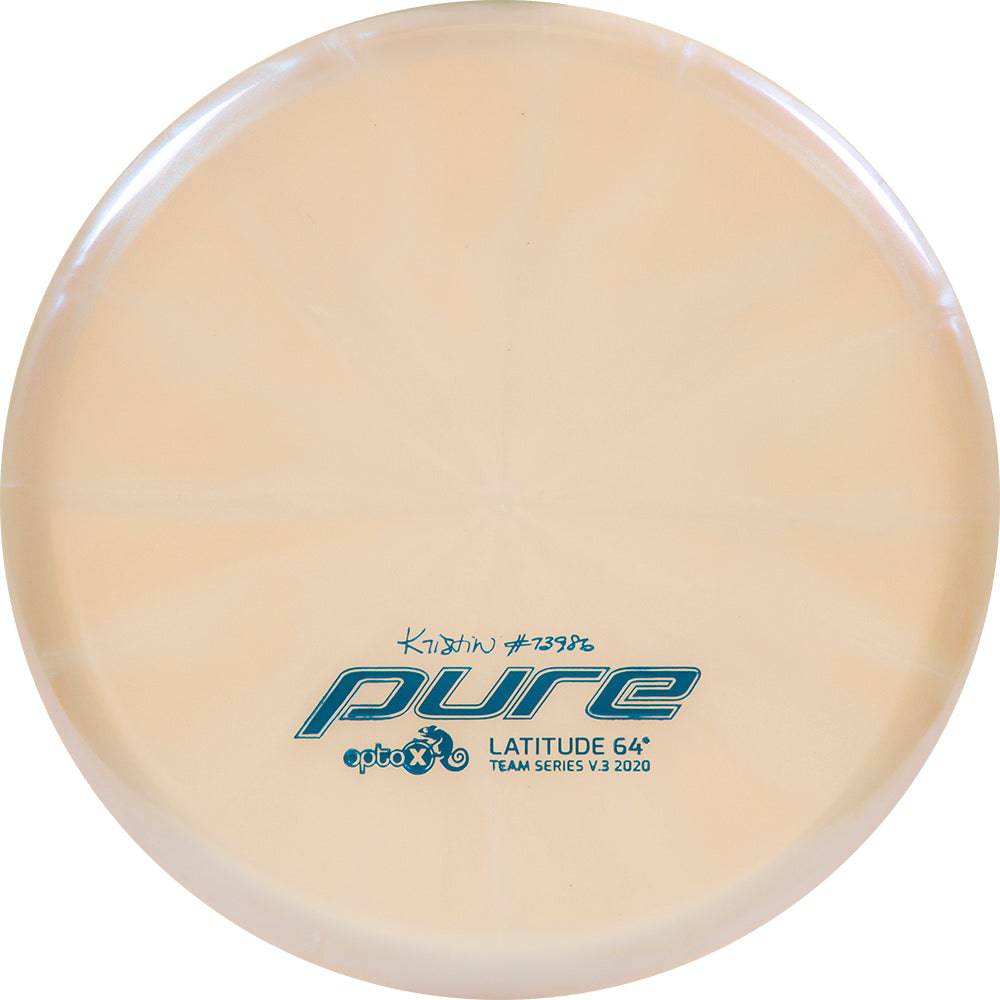 Latitude 64 Golf Discs Golf Disc Latitude 64 Limited Edition 2020 Team Series Kristin Tattar Chameleon Opto-X Pure Putter Golf Disc