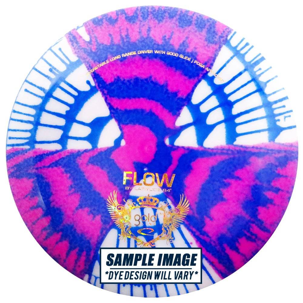 Latitude 64 Golf Discs Golf Disc Latitude 64 MyDye Gold Line Flow Distance Driver Golf Disc