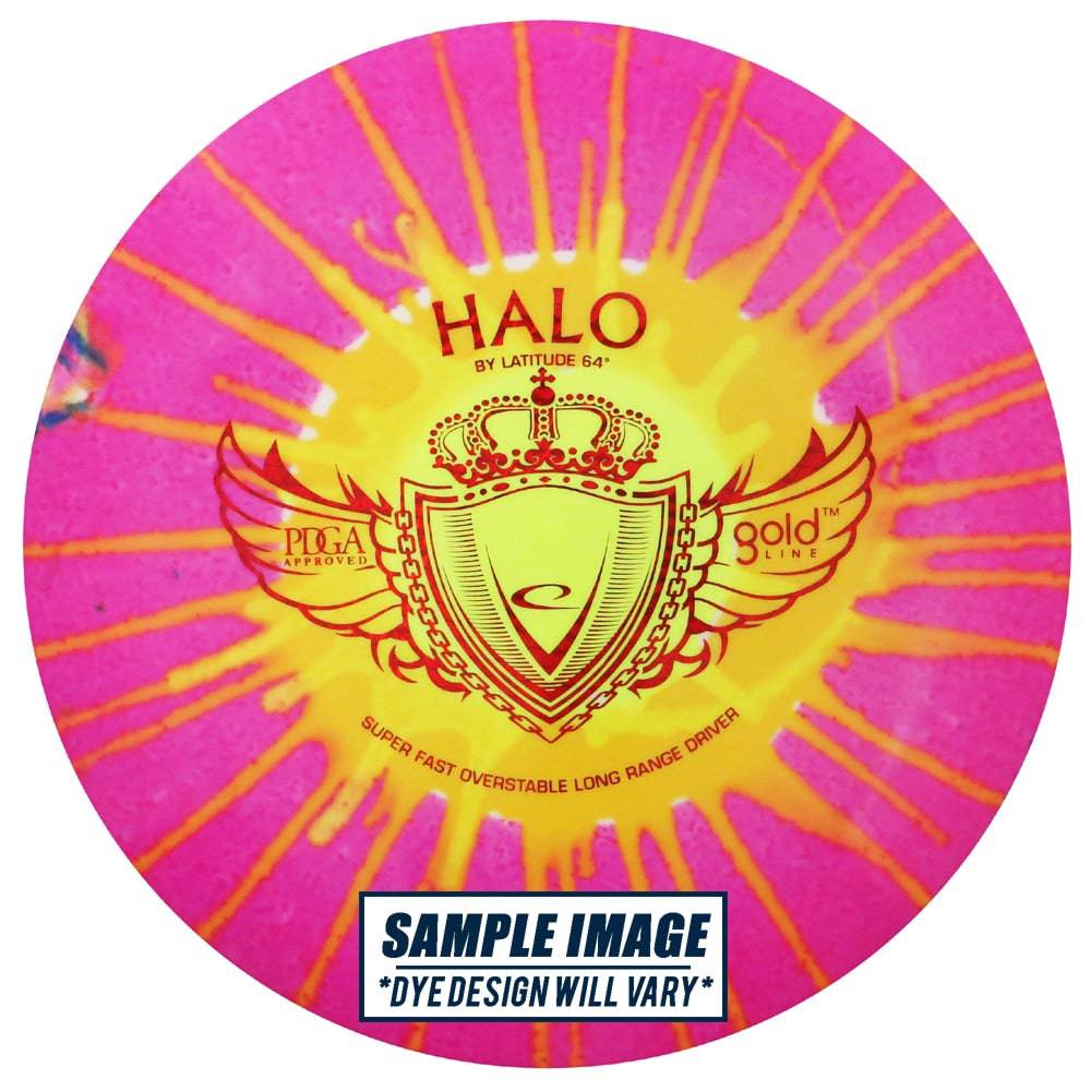 Latitude 64 Golf Discs Golf Disc Latitude 64 MyDye Gold Line Halo Distance Driver Golf Disc