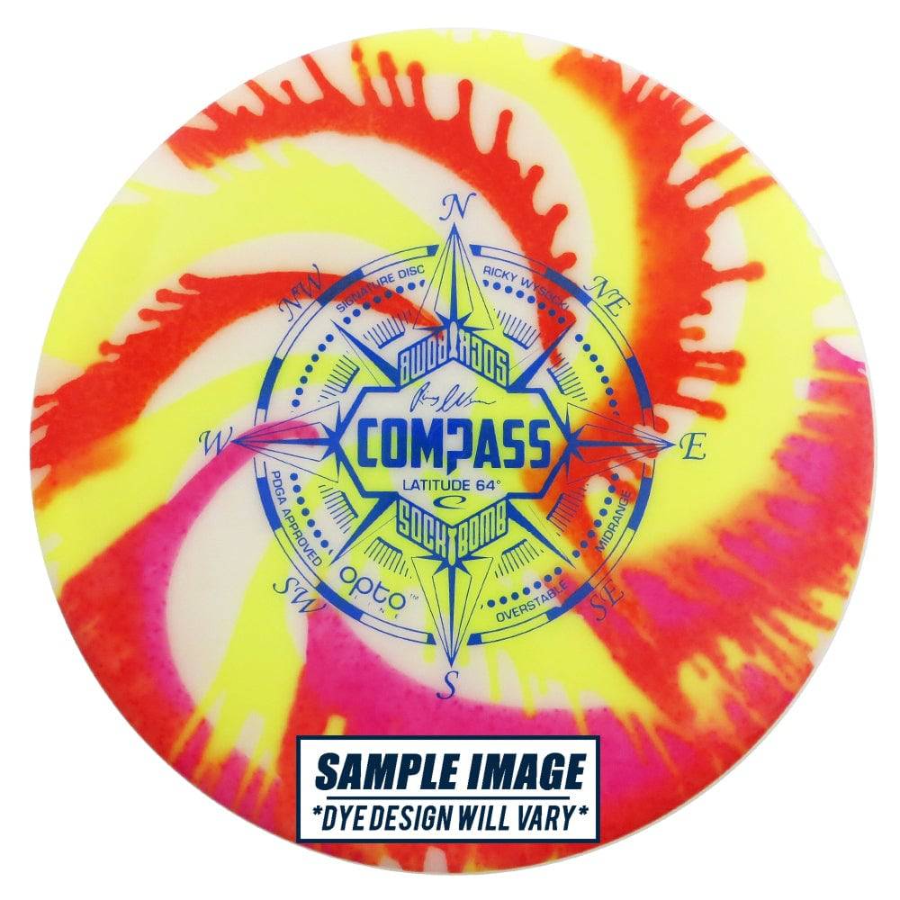 Latitude 64 Golf Discs Golf Disc Latitude 64 MyDye Opto Line Compass Midrange Golf Disc