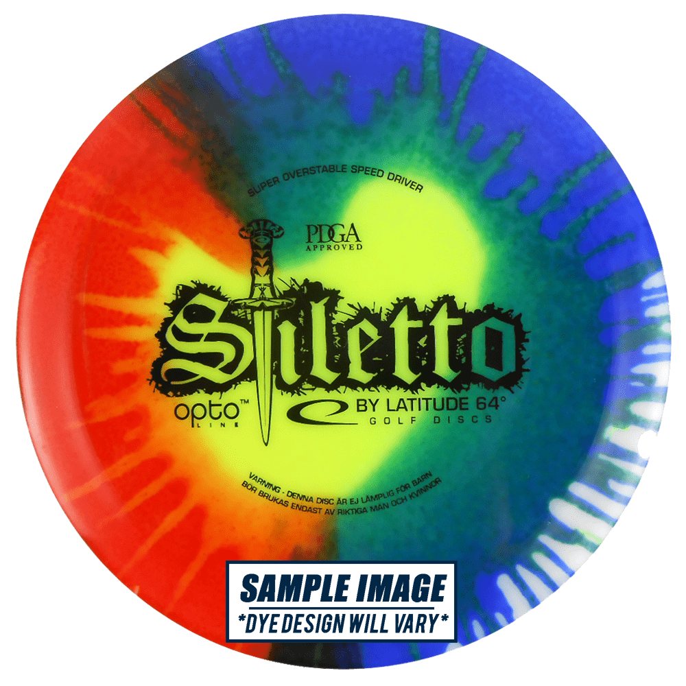 Latitude 64 Golf Discs Golf Disc Latitude 64 MyDye Opto Line Stiletto Distance Driver Golf Disc