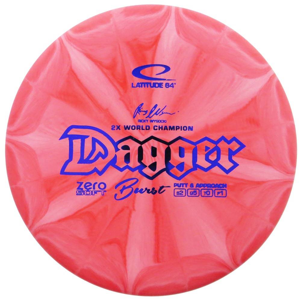 Latitude 64 Golf Discs Golf Disc Latitude 64 Zero Soft Burst Dagger [Ricky Wysocki 2X] Putter Golf Disc