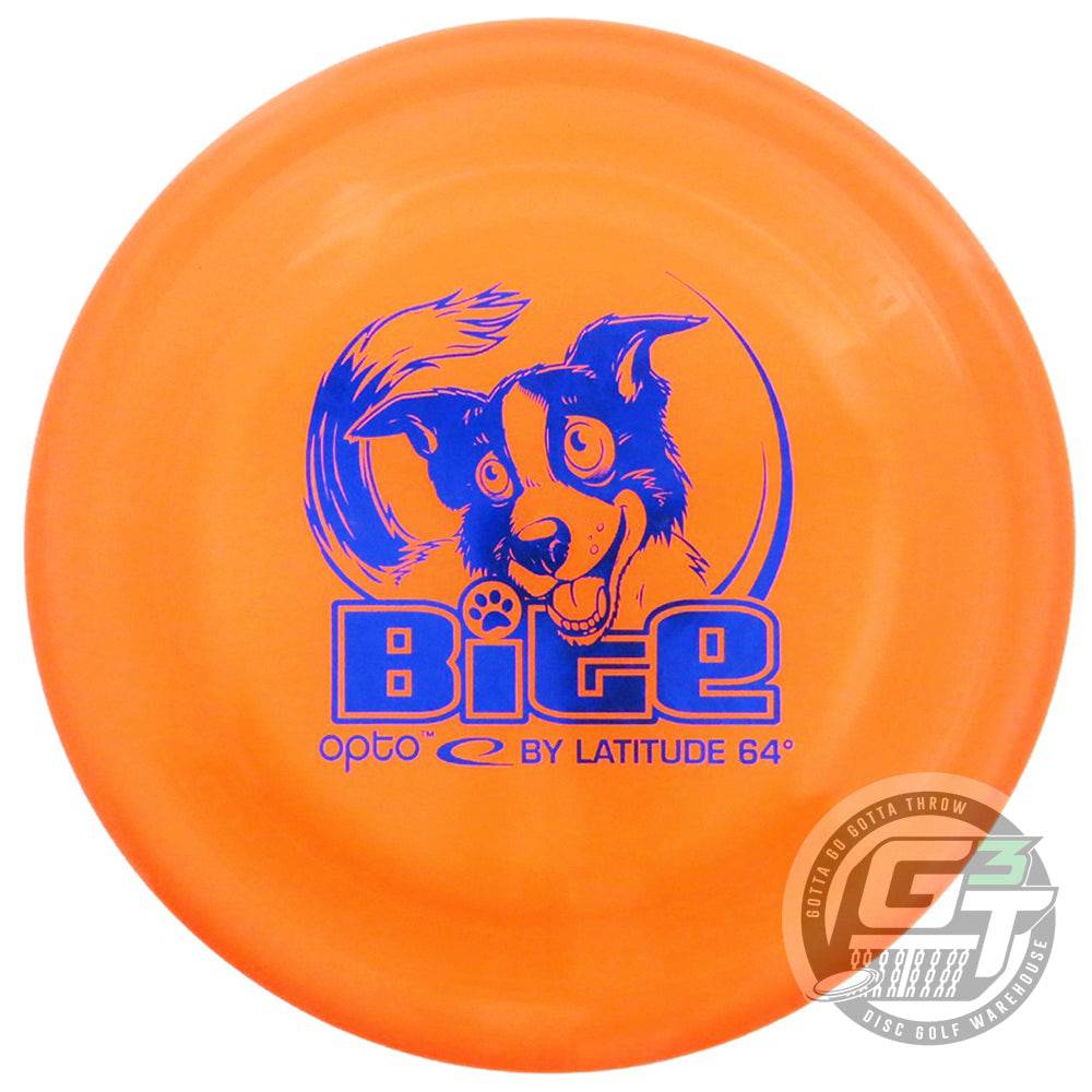 Latitude 64 Golf Discs Ultimate Orange Latitude 64 Opto Bite Dog & Catch Disc