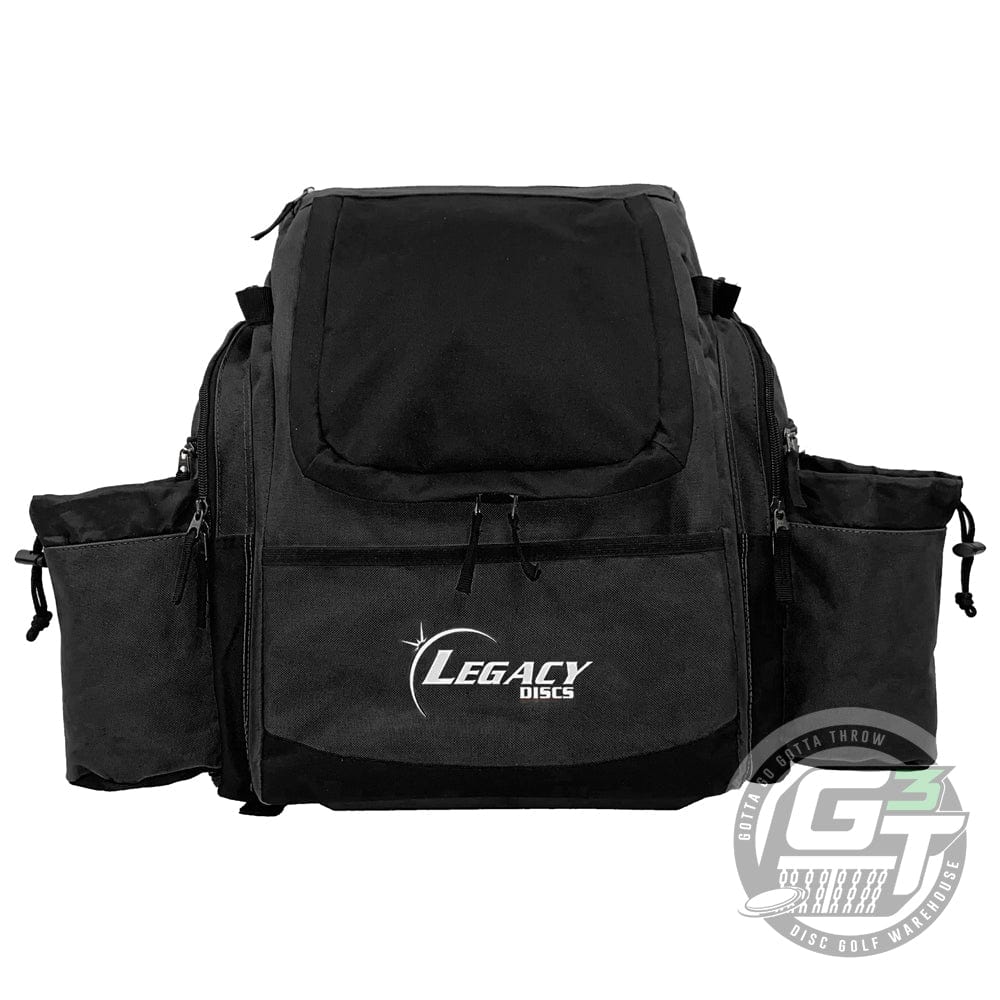 Legacy Discs Bag Black Legacy Discs Arsenal Backpack Disc Golf Bag