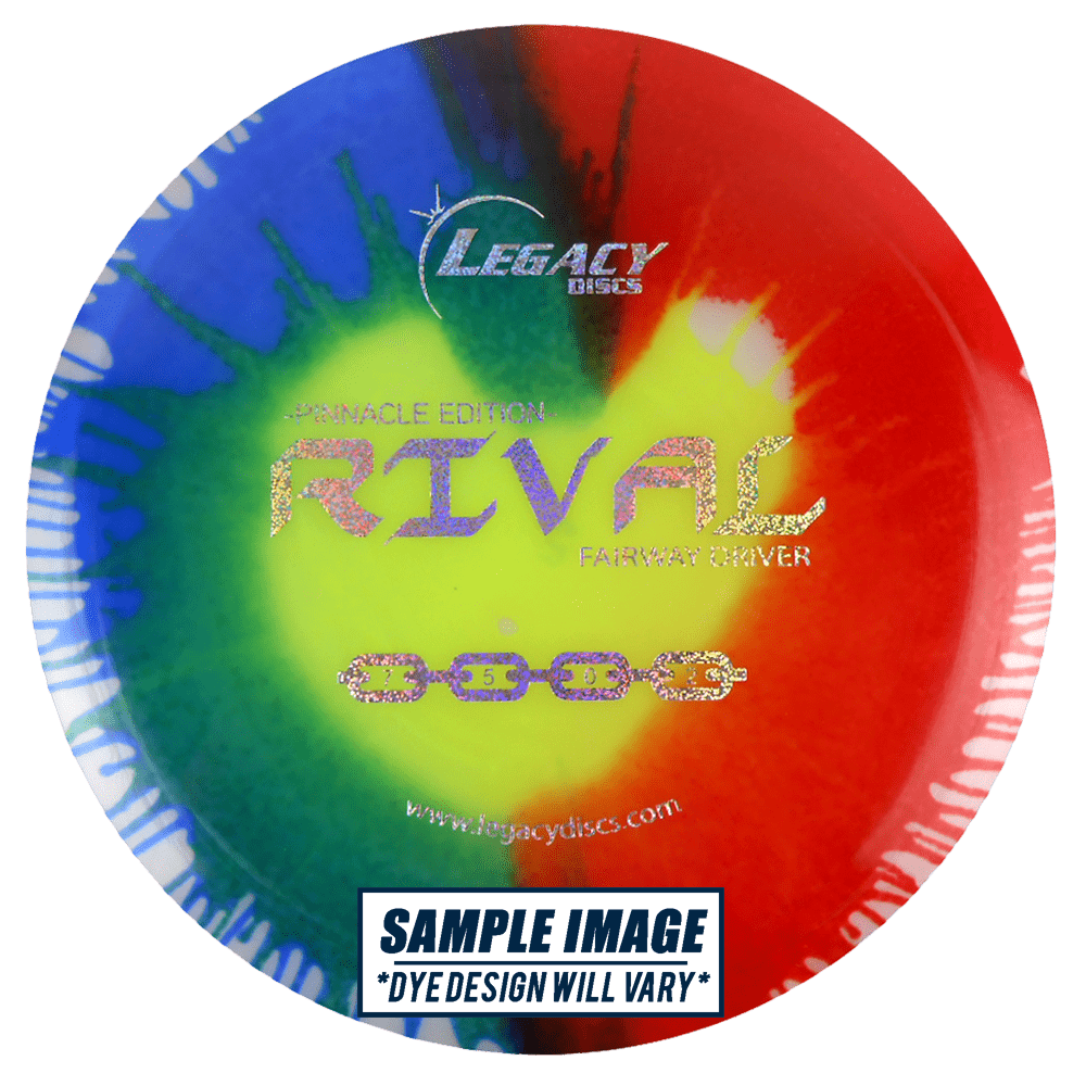Legacy Discs Golf Disc Legacy Tie-Dye Pinnacle Edition Rival Fairway Driver Golf Disc