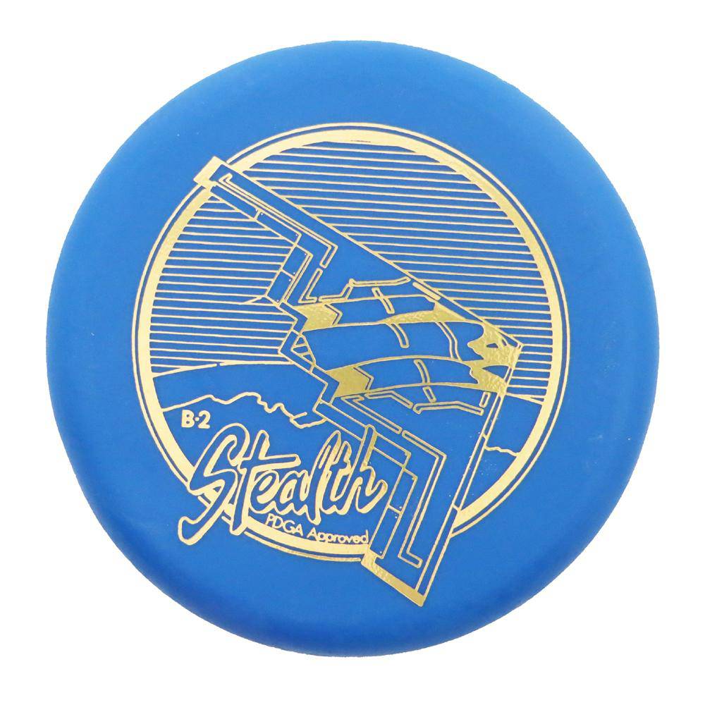 Lightning Golf Discs Mini Spyral - 3.75" Lightning Golf Discs Warbird B-2 Stealth Inter-Locking Mini Marker Disc