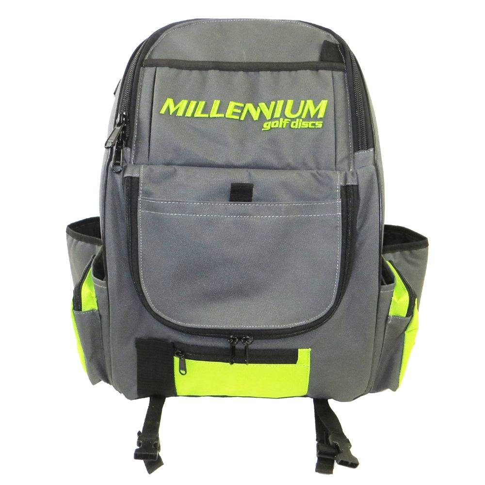 Millennium Golf Discs Bag Green / Gray Millennium Flak 4 Backpack Disc Golf Bag