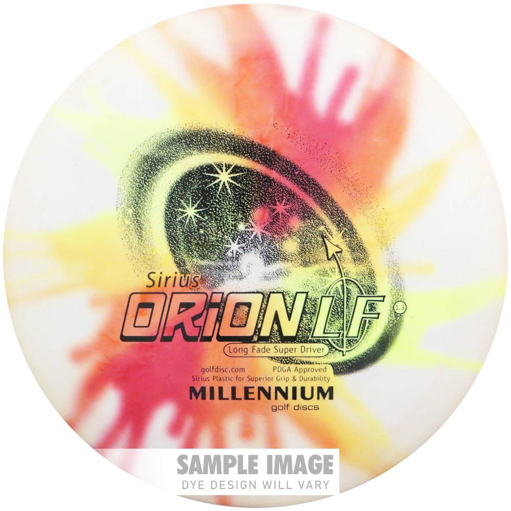 Millennium Golf Discs Golf Disc Millennium Tie-Dye Sirius Orion LF Distance Driver Golf Disc