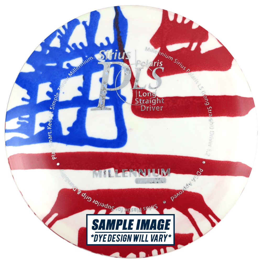 Millennium Golf Discs Golf Disc Millennium Tie-Dye Sirius Polaris LS Fairway Driver Golf Disc