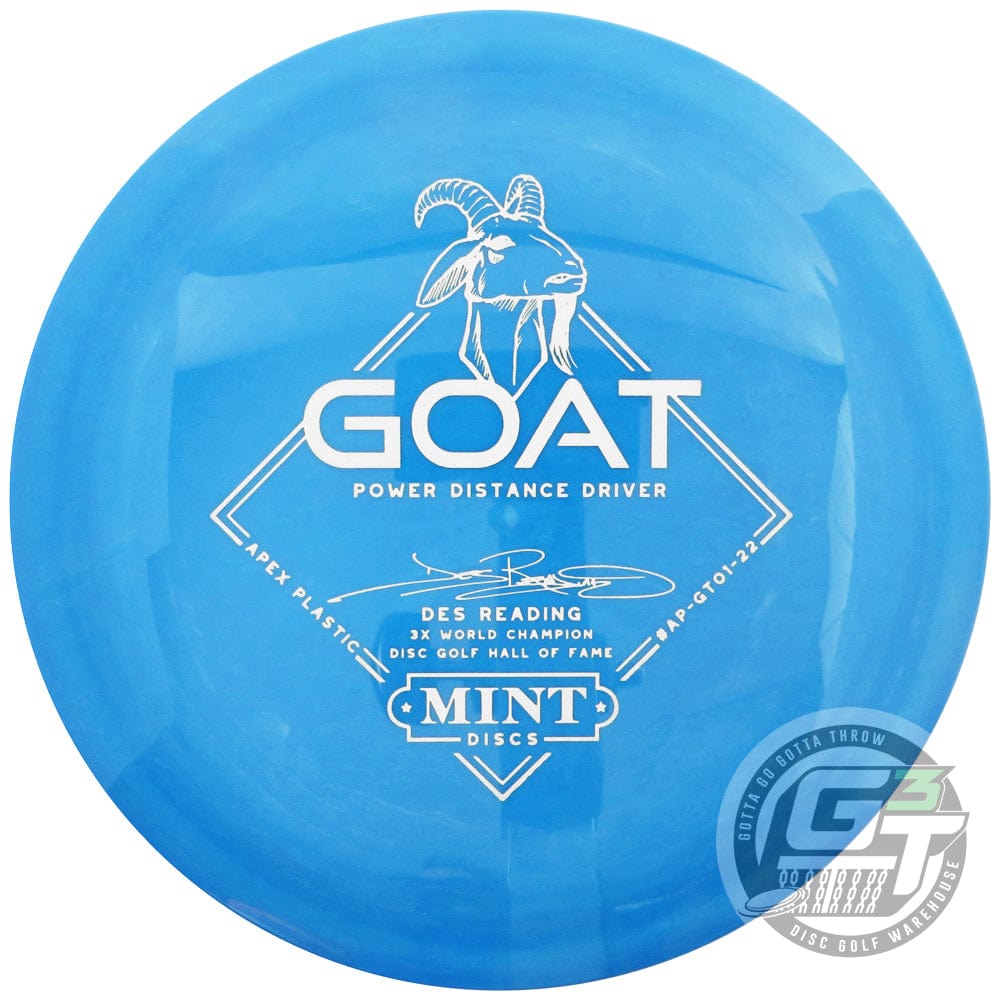 Mint Discs Golf Disc Mint Discs Apex Goat [Des Reading 3X] Distance Driver Golf Disc