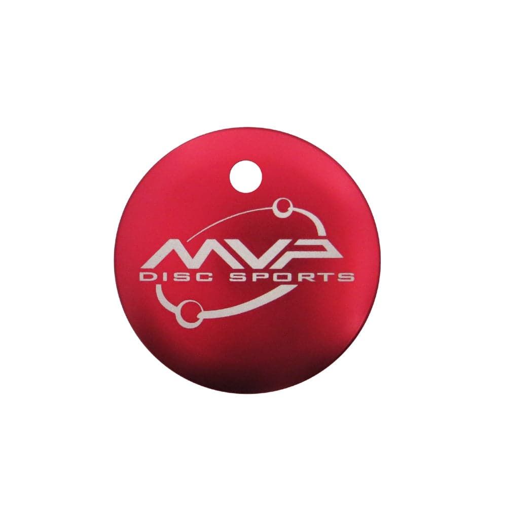 MVP Disc Sports Accessory Red MVP Disc Sports 3.5cm Micro Metal Mini Bag Tag / Key Chain