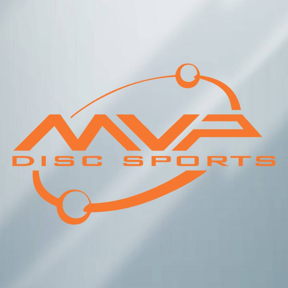 MVP Disc Sports Accessory Orange MVP Disc Sports Colored Orbit Logo Vinyl Decal Sticker