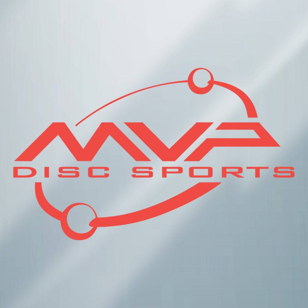 MVP Disc Sports Accessory Red MVP Disc Sports Colored Orbit Logo Vinyl Decal Sticker