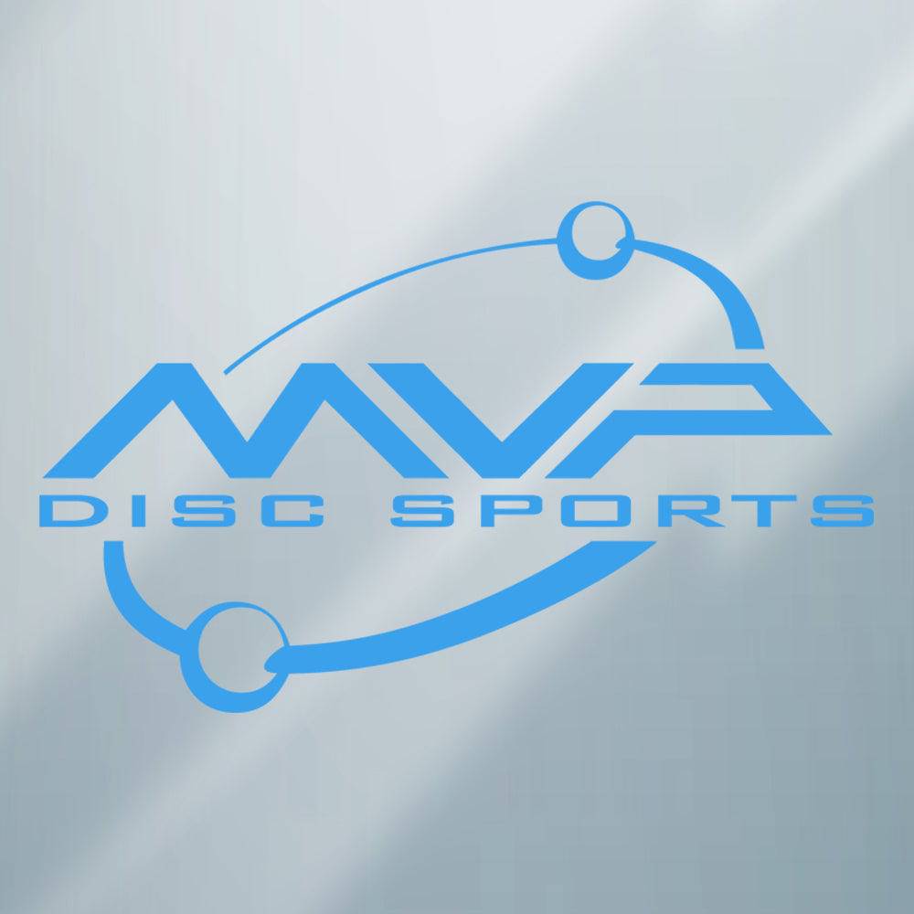 MVP Disc Sports Accessory Light Blue MVP Disc Sports Colored Orbit Logo Vinyl Decal Sticker