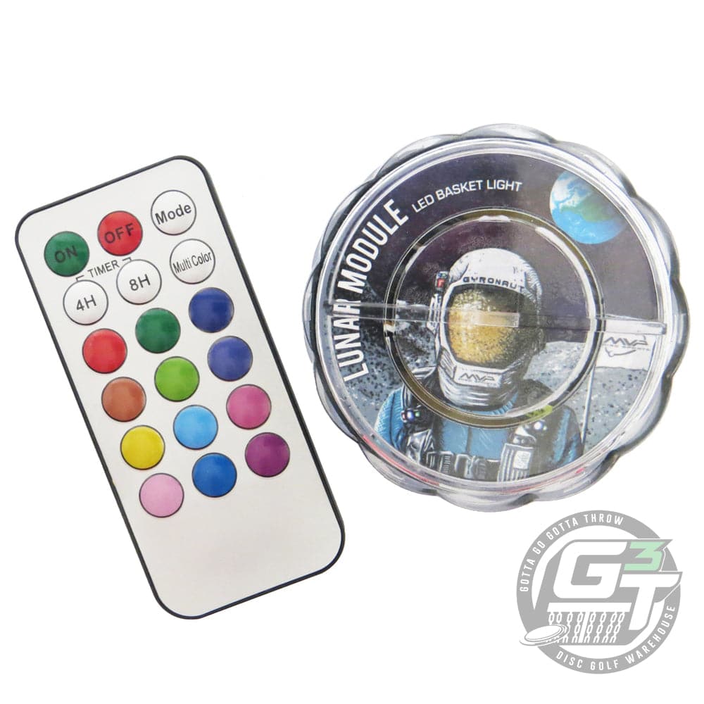 MVP Disc Sports Lunar Module Remote Operated LED Disc Golf Basket Ligh ...
