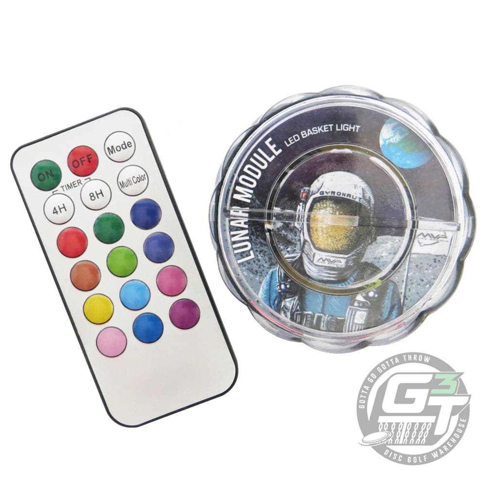 MVP Disc Sports Accessory MVP Disc Sports Lunar Module Remote Operated LED Disc Golf Basket Light