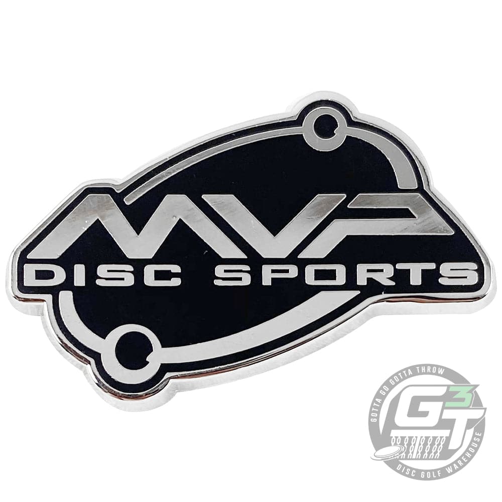 MVP Disc Sports Accessory Black MVP Disc Sports Orbit Logo Enamel Disc Golf Pin