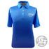 MVP Disc Sports Apparel M / Blue MVP Disc Sports Dot Matrix Sublimated Short Sleeve Performance Disc Golf Polo Shirt