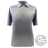 MVP Disc Sports Apparel M / Gray MVP Disc Sports Dot Matrix Sublimated Short Sleeve Performance Disc Golf Polo Shirt
