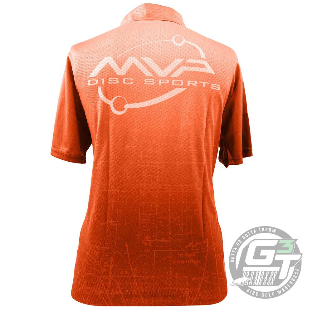 MVP Disc Sports Apparel MVP Disc Sports Graph Sublimated Short Sleeve Performance Disc Golf Polo Shirt