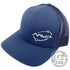 MVP Disc Sports Apparel Navy Blue MVP Disc Sports Orbit Logo Snapback Mesh Disc Golf Hat