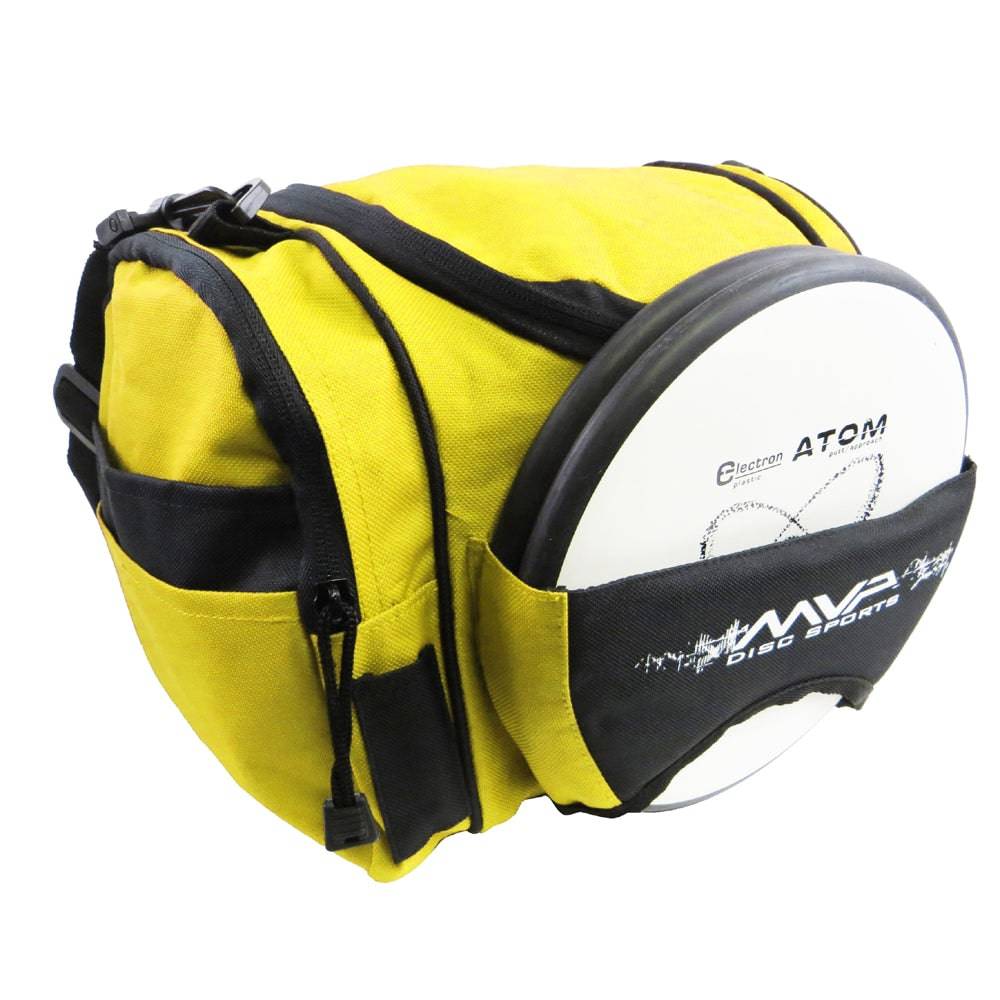 MVP Disc Sports Bag Yellow MVP Beaker Competition Disc Golf Bag