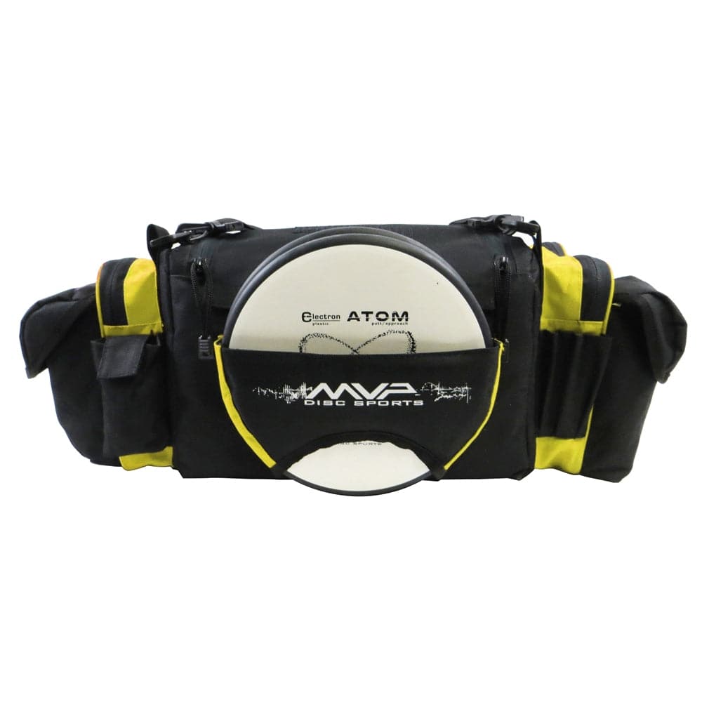 MVP Disc Sports Bag Yellow MVP Nucleus Tournament Disc Golf Bag