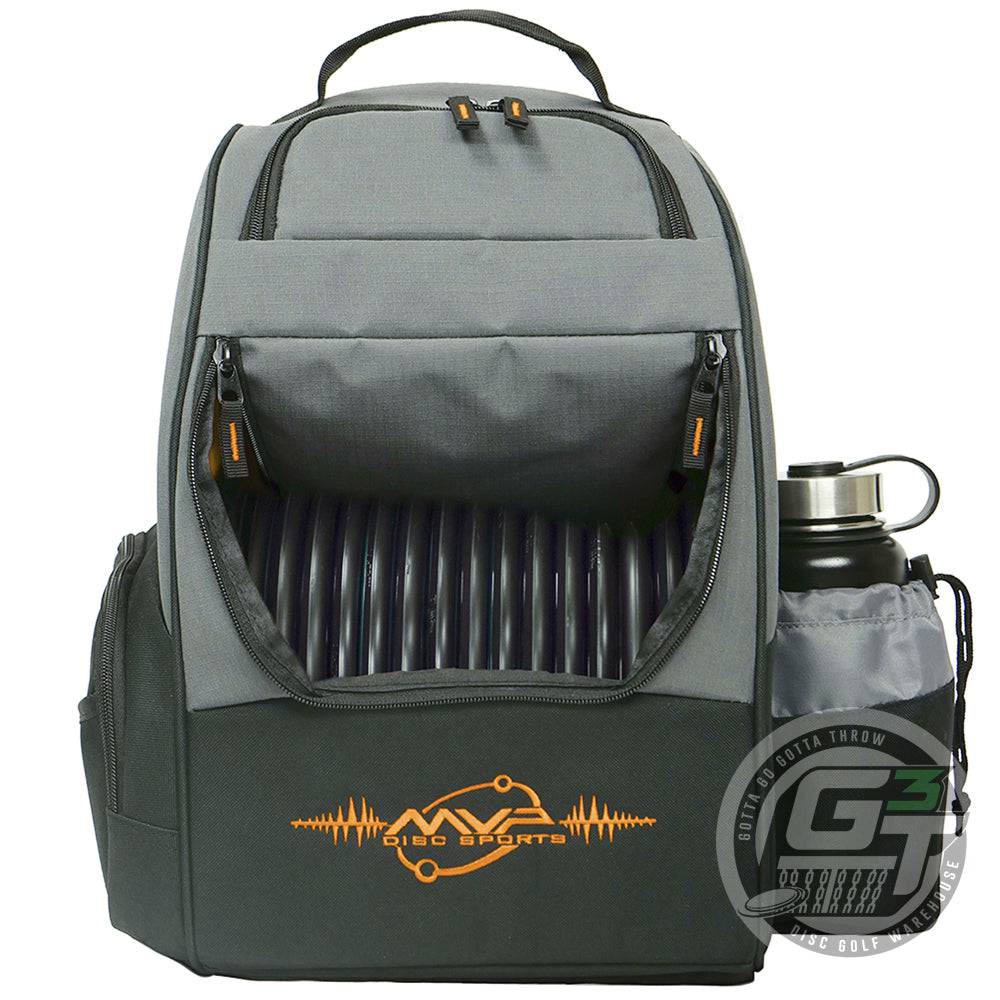 MVP Disc Sports Bag Orange MVP Shuttle Backpack Disc Golf Bag
