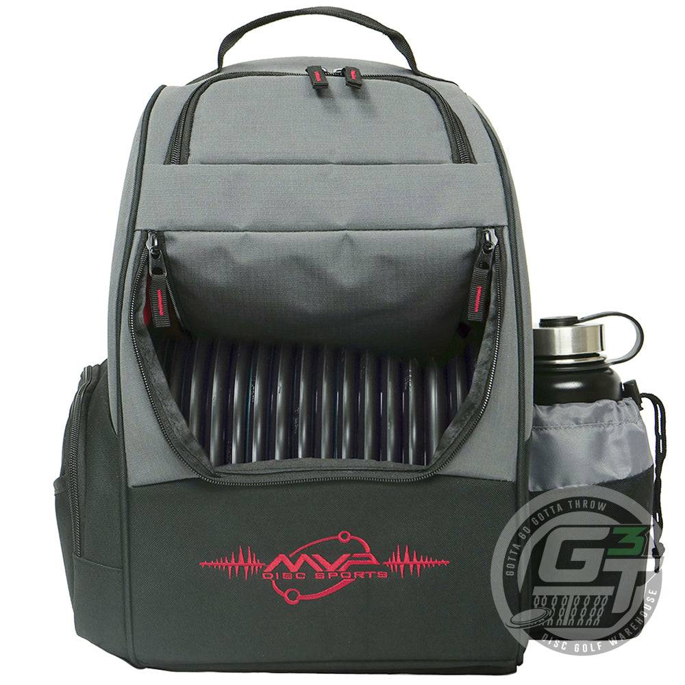 MVP Disc Sports Bag Red MVP Shuttle Backpack Disc Golf Bag