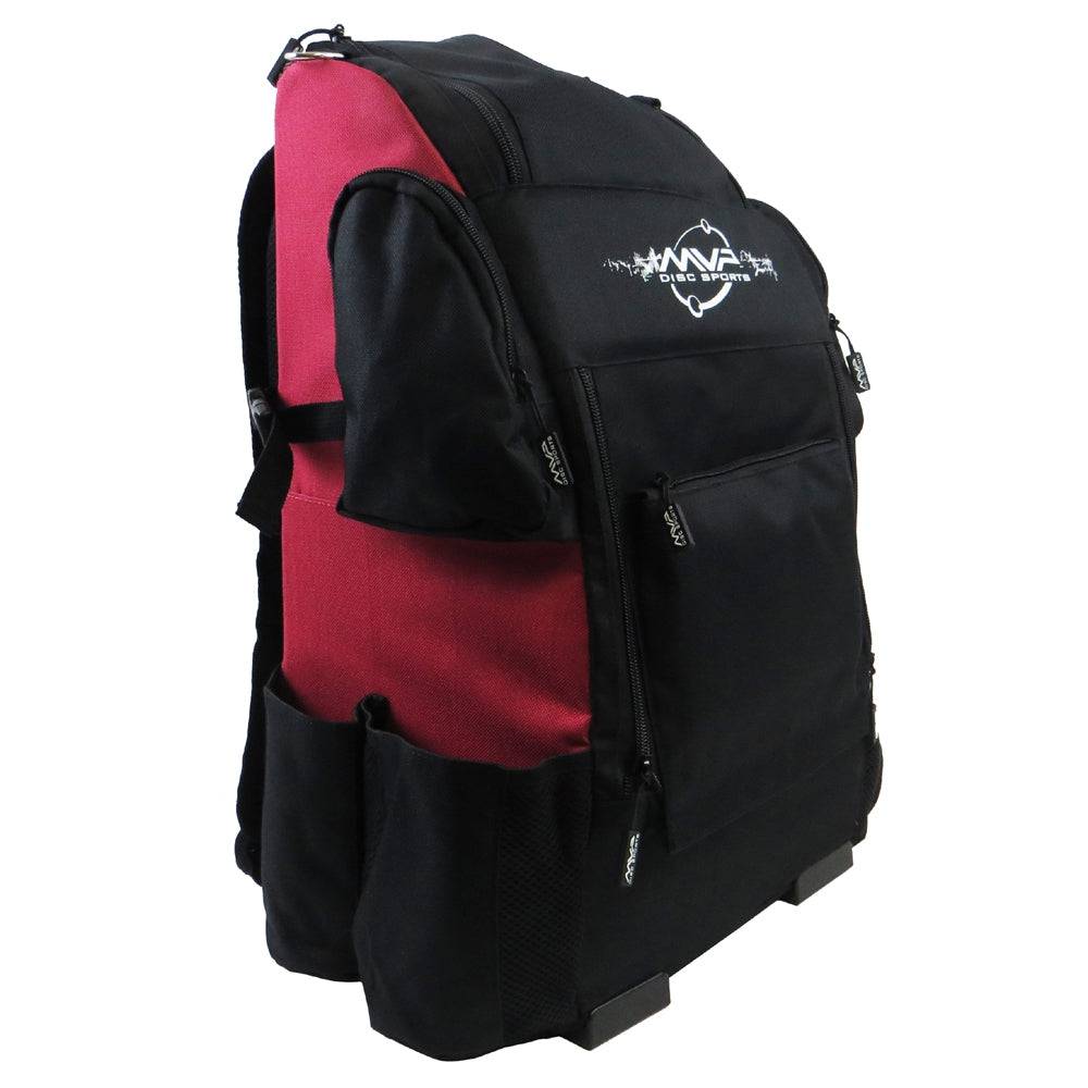MVP Disc Sports Bag Red MVP Voyager Backpack Disc Golf Bag