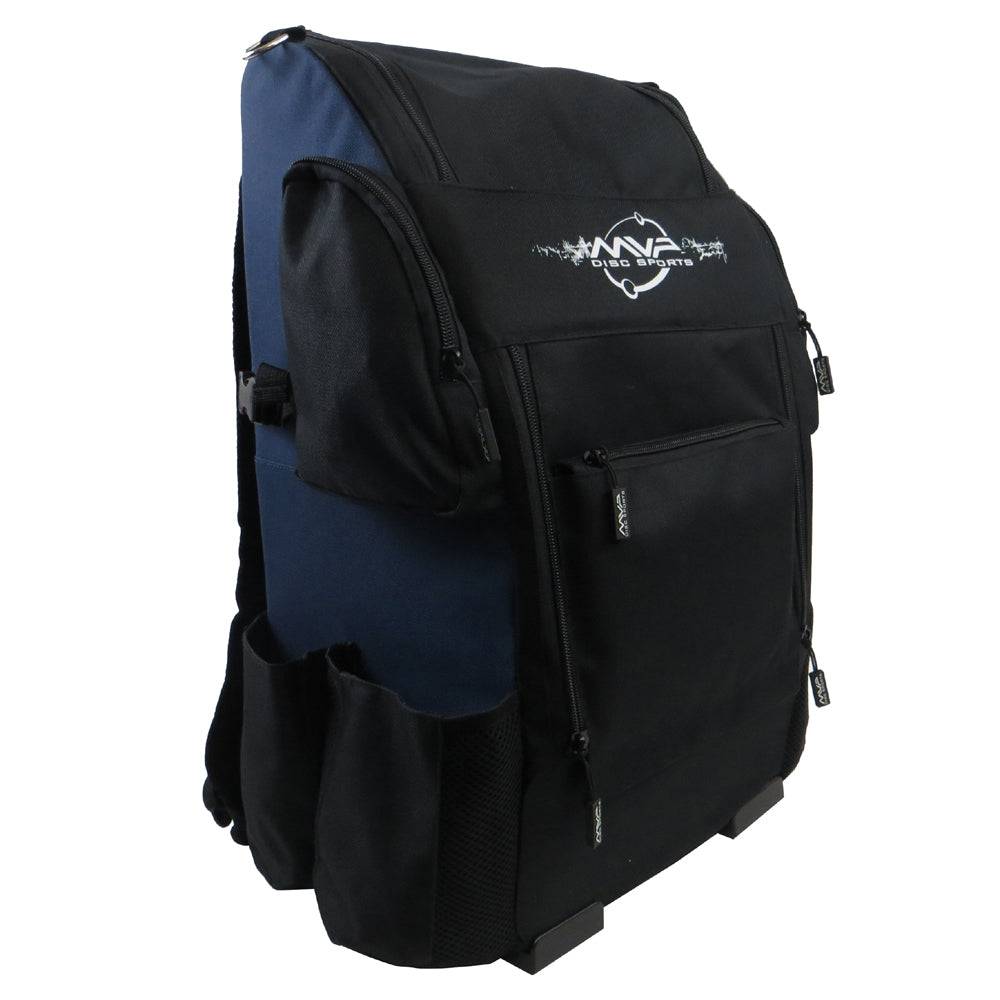 MVP Disc Sports Bag Navy Blue MVP Voyager Backpack Disc Golf Bag