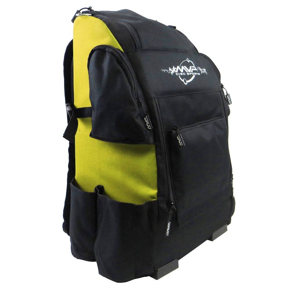 MVP Disc Sports Bag Yellow MVP Voyager Backpack Disc Golf Bag