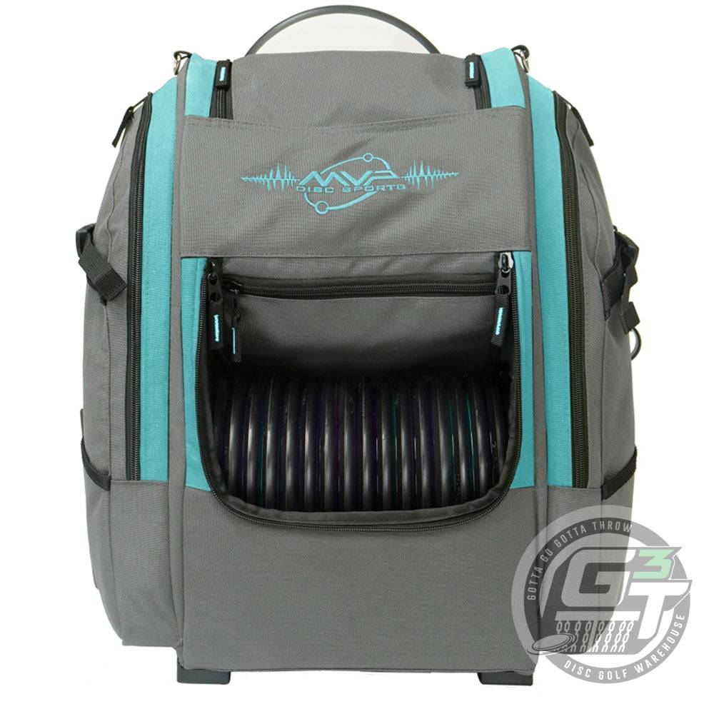 MVP Disc Sports Bag Aqua MVP Voyager V2 Backpack Disc Golf Bag