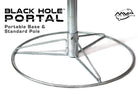 MVP Disc Sports Basket MVP Black Hole Portal 30-Chain Disc Golf Basket