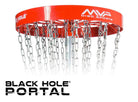 MVP Disc Sports Basket Portable / Red MVP Black Hole Portal 30-Chain Disc Golf Basket