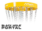 MVP Disc Sports Basket Portable / Yellow MVP Black Hole Portal 30-Chain Disc Golf Basket