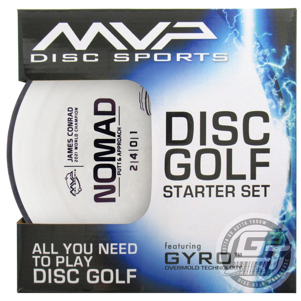 MVP Disc Sports Golf Disc MVP 3-Disc Premium Disc Golf Starter Set