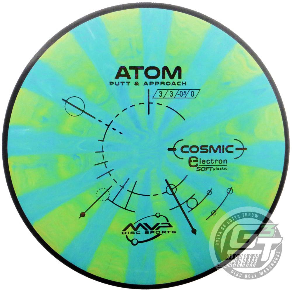 MVP Disc Sports Golf Disc MVP Cosmic Electron Soft Atom Putter Golf Disc