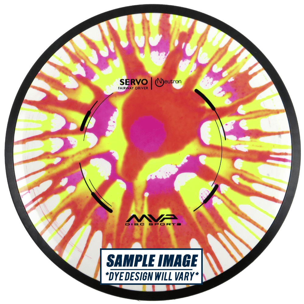 MVP Disc Sports Golf Disc MVP Tie-Dye Neutron Servo Fairway Driver Golf Disc