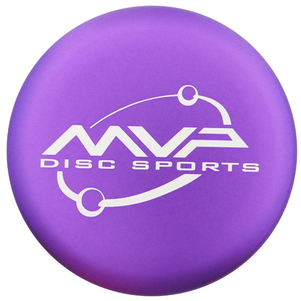 MVP Disc Sports Mini Purple MVP Disc Sports Orbit Logo 7cm Metal Putter Mini Marker Disc