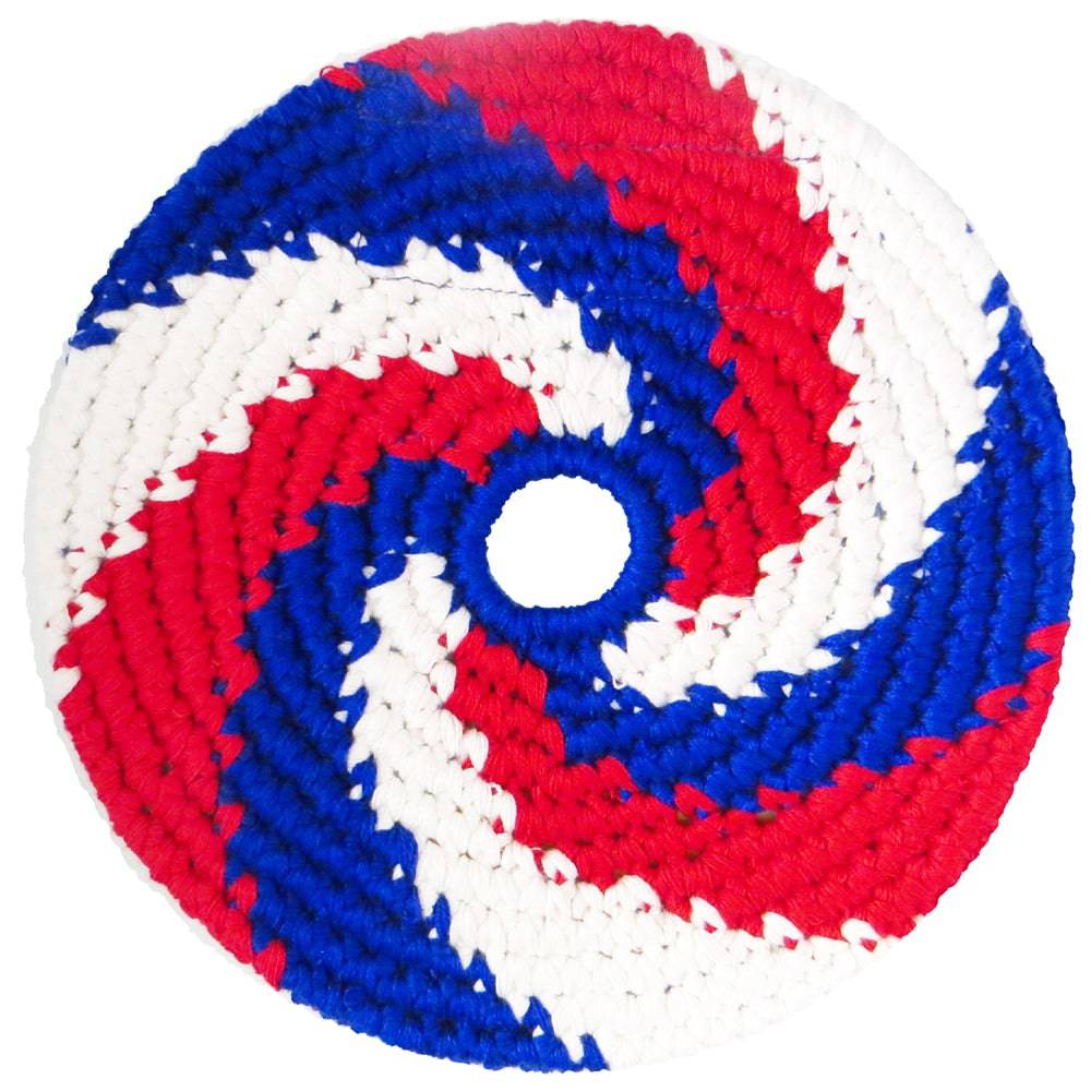 Pocket Disc Ultimate PS58 Yankee Doodle Swirl Pocket Disc Sport 7.25" Knit Catch Disc