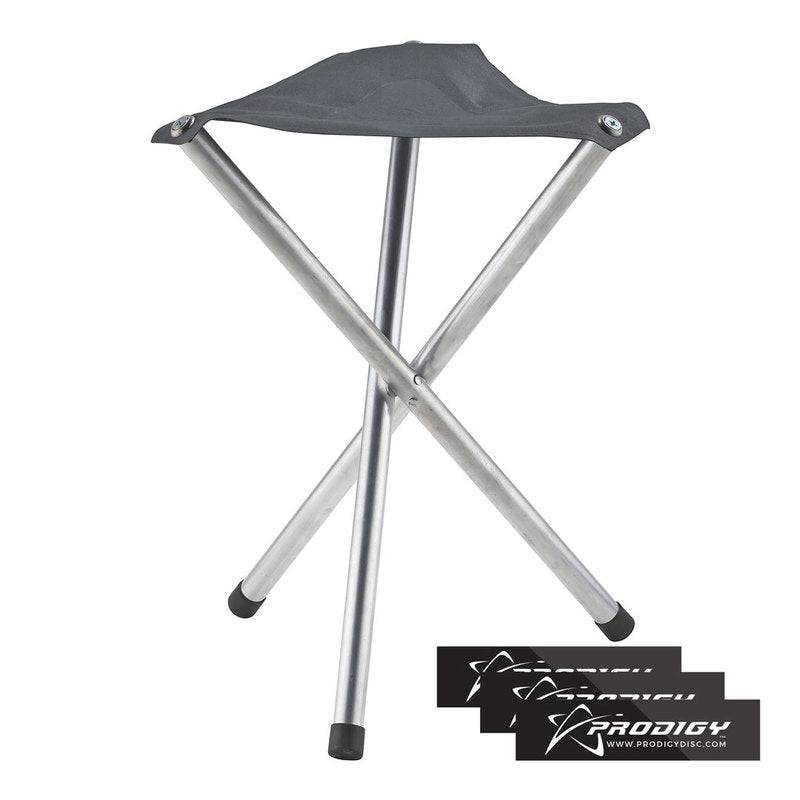 Prodigy Disc Accessory Gray Prodigy Disc Tripod Portable Disc Golf Stool