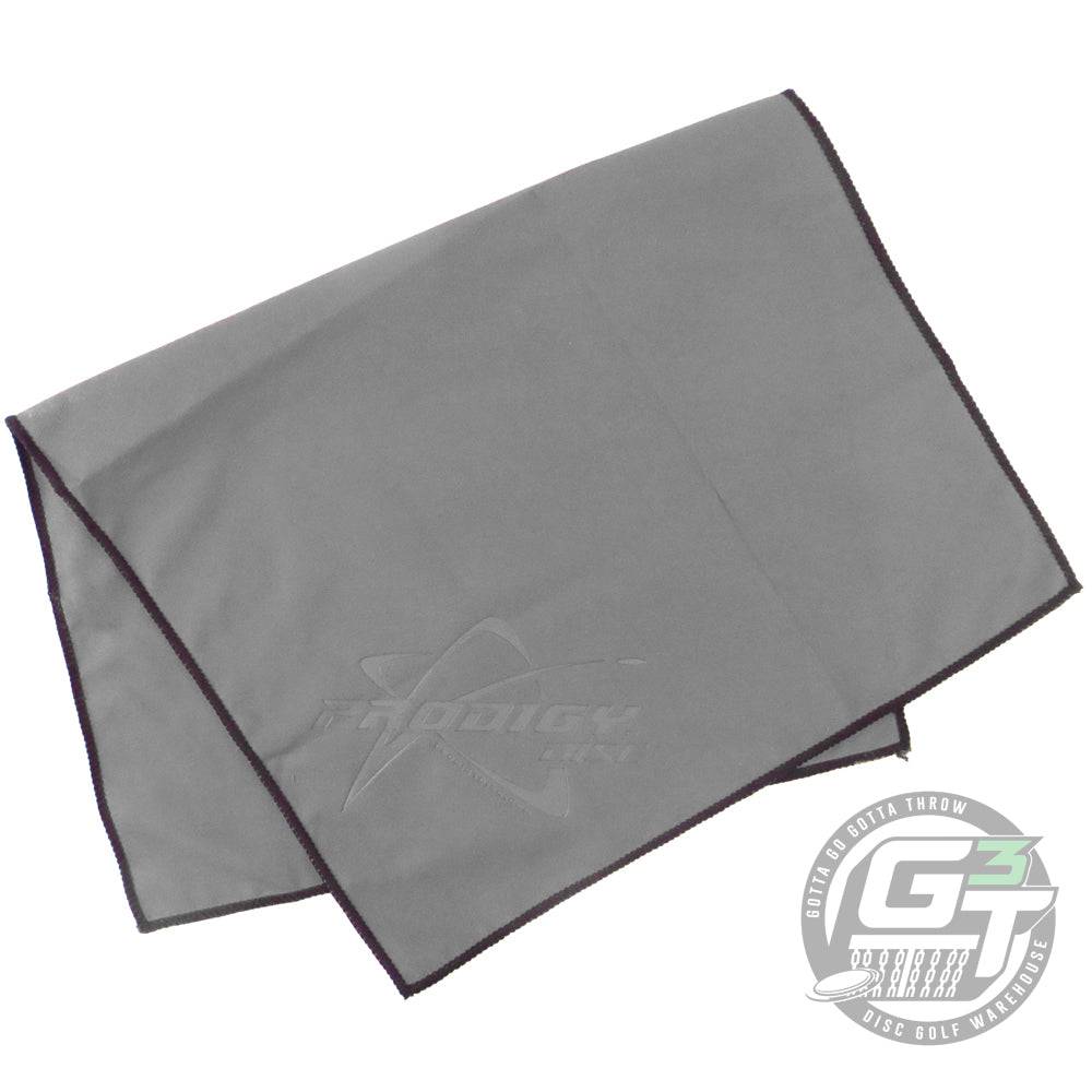 Prodigy Disc Accessory Gray Prodigy Logo Microfiber Disc Golf Towel