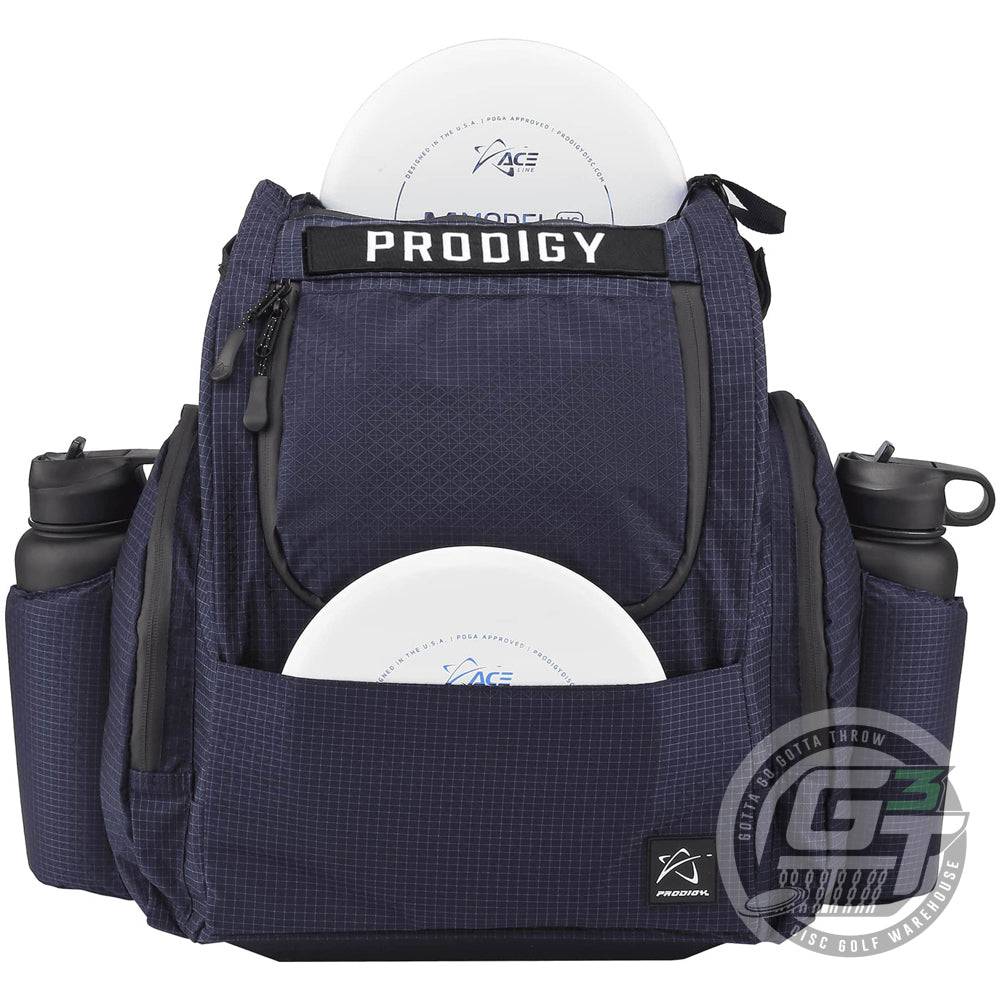 Prodigy Disc Bag Navy Blue Prodigy BP-2 V3 w/ Nameplate Backpack Disc Golf Bag