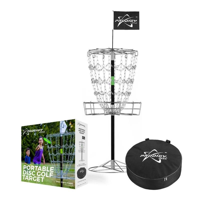 Prodigy Disc Basket With Carrying Bag Prodigy Portable 15-Chain Disc Golf Basket